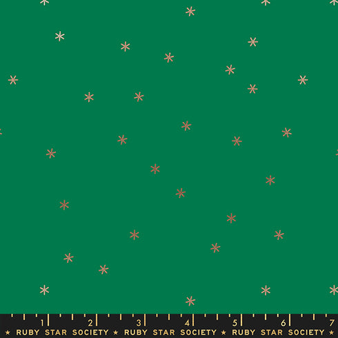 Spark in Metallic Evergreen - Ruby Star Society Sold by the Half Yard